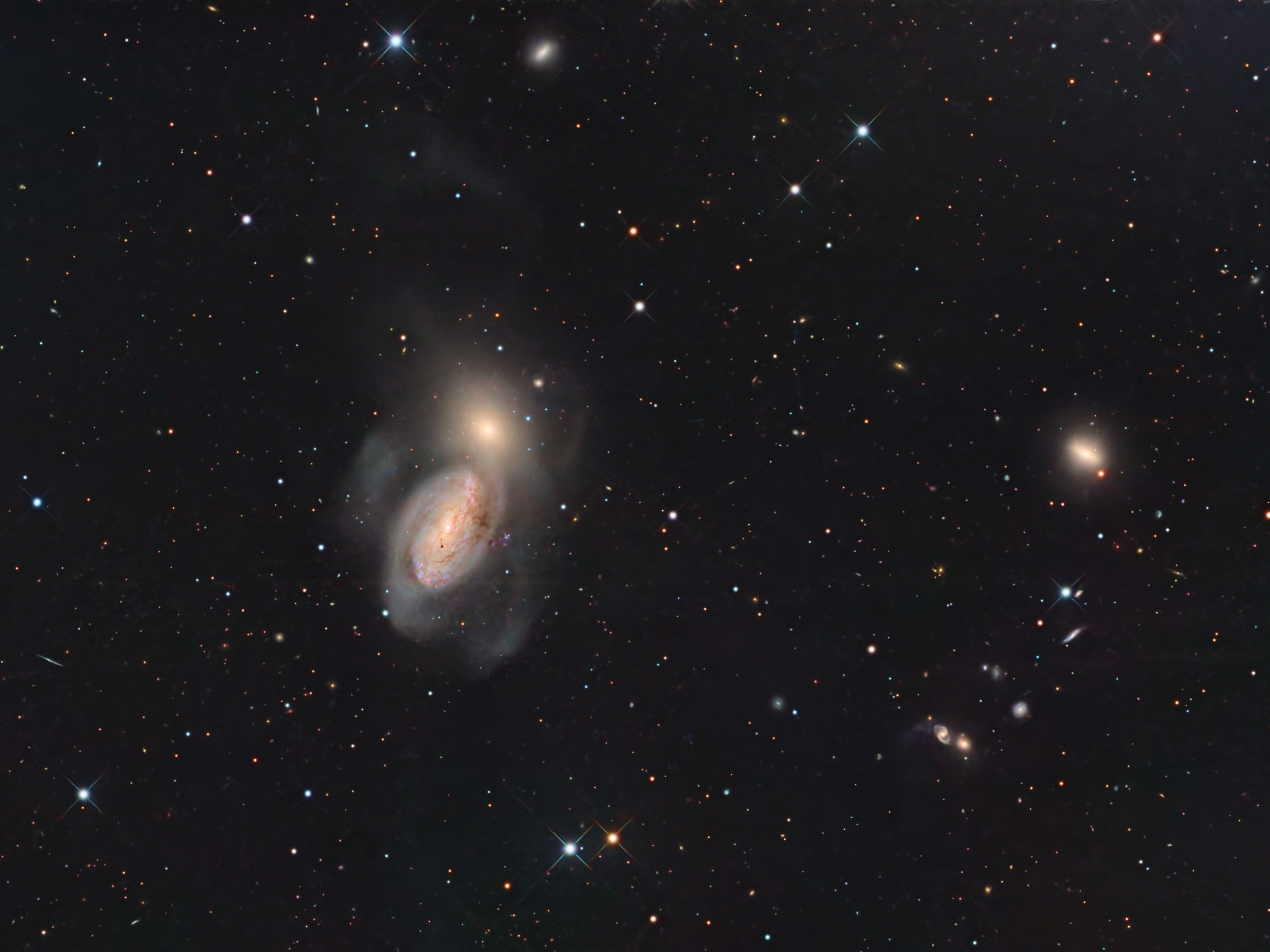Arp 94 - NGC 3227 & NGC 3226